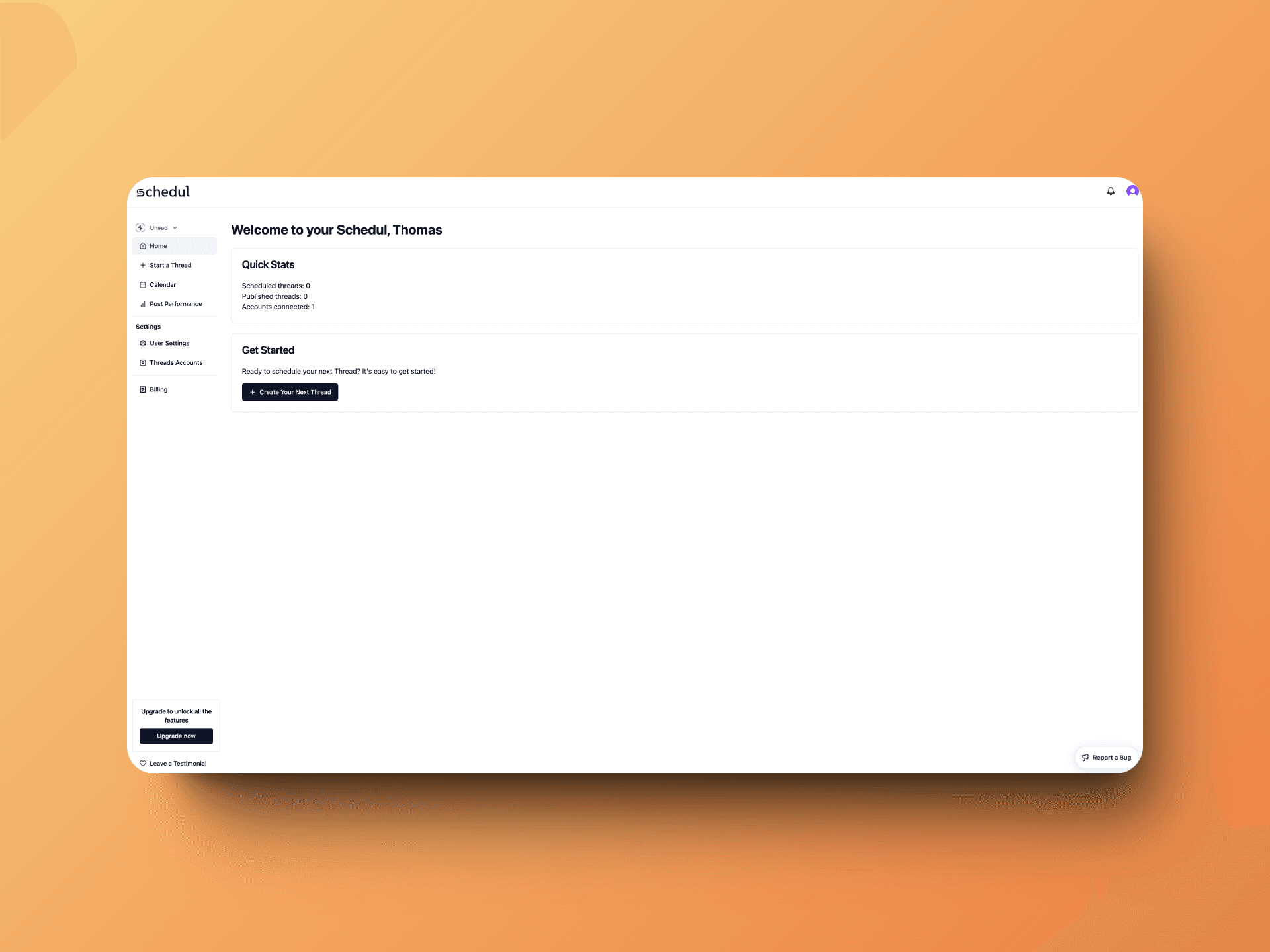 schedul dashboard