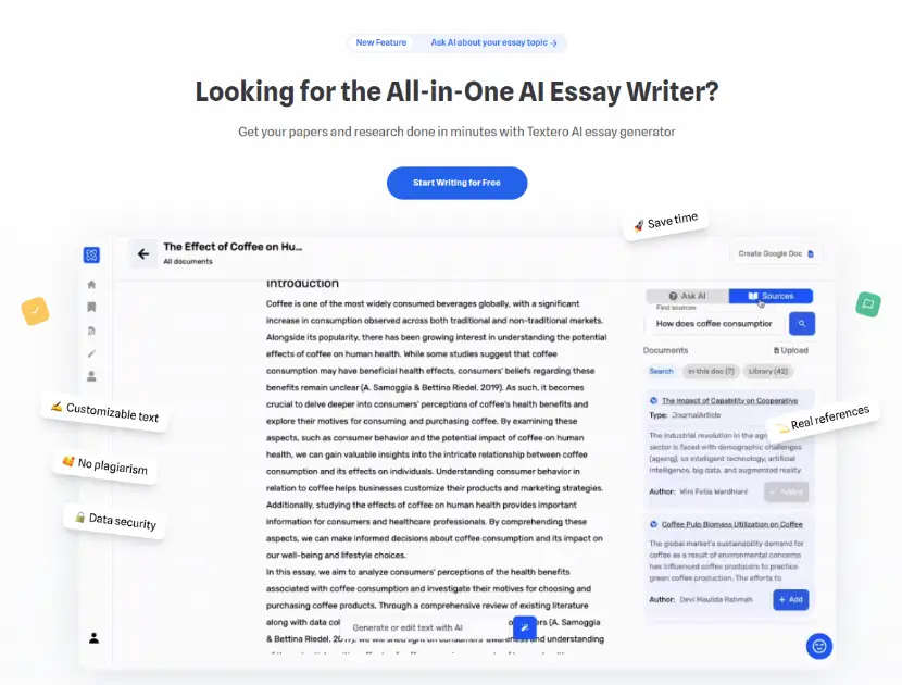 Textero AI Essay Writer product image