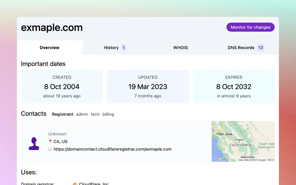Domain Info product image