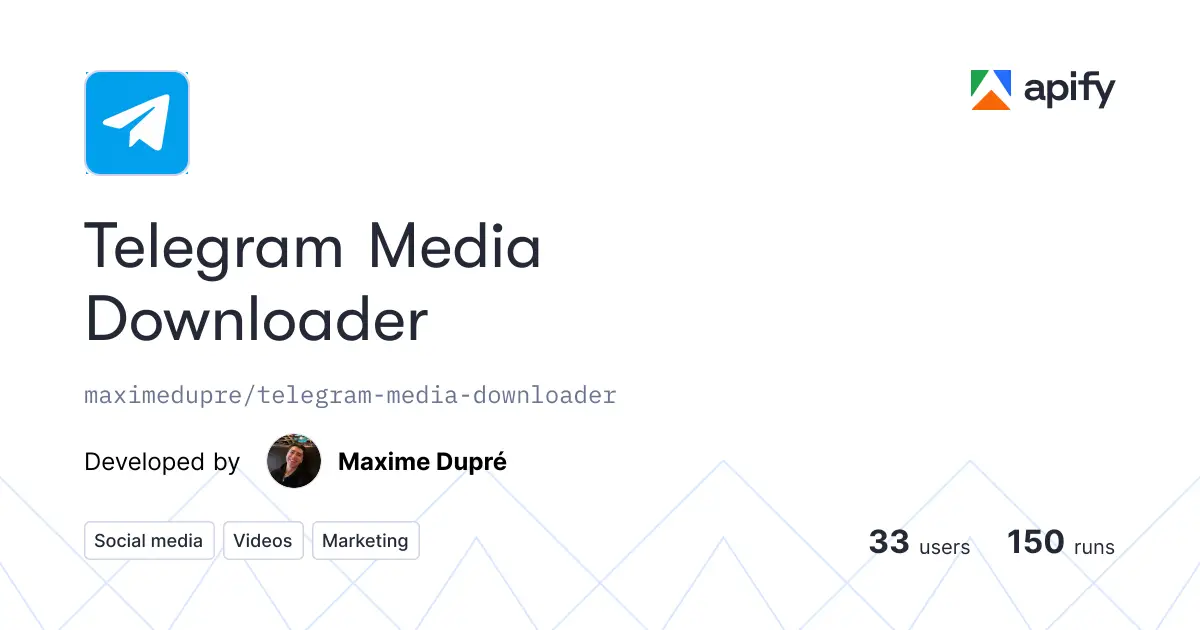 Telegram Media Downloader product image