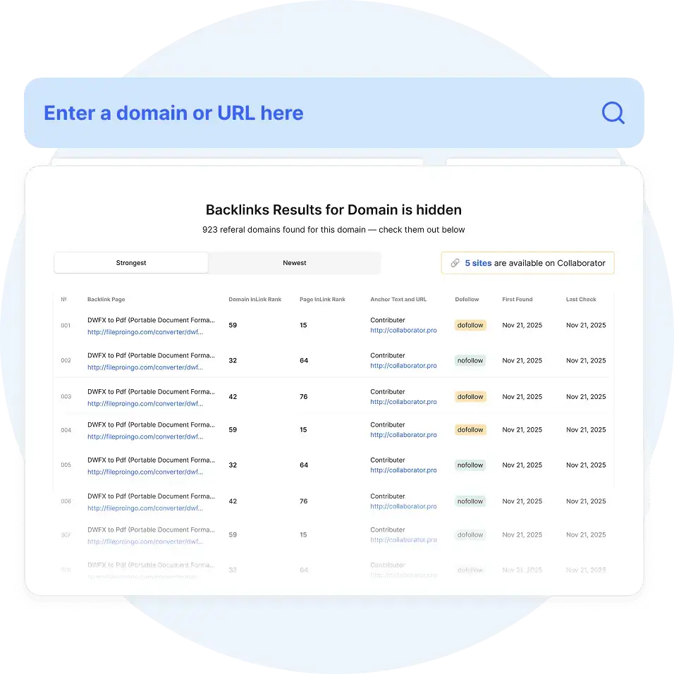 Collaborator Backlink Checker image number 21