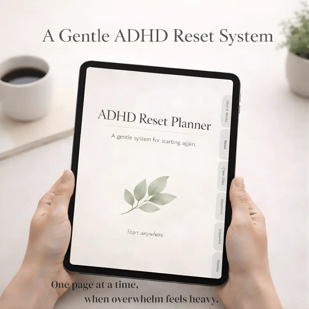 ADHD Reset Planner image number 01